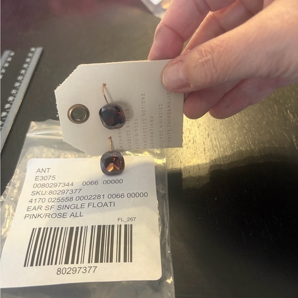 Anthropologie Pink/Rose Earrings - Picture 2 of 3